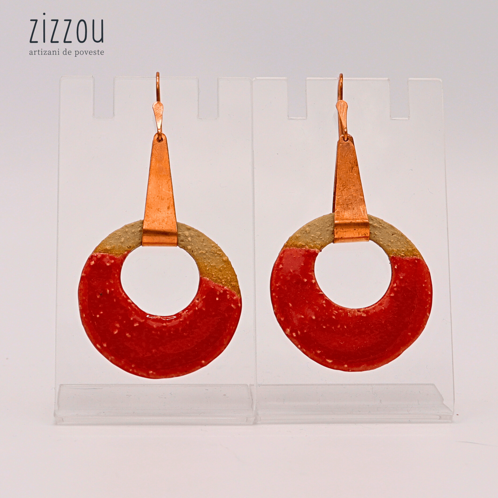 Mia, Earrings 1 Mia, cercei ceramica